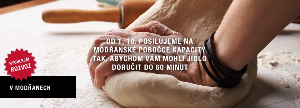 rychlejší rozvoz v Modřanech